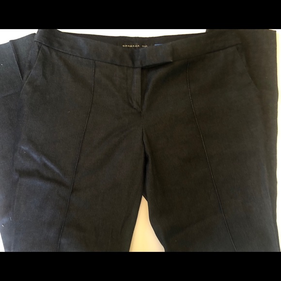 Barbara Bui Navy Cotton Blend Pants Sz: 6 - Picture 4 of 5